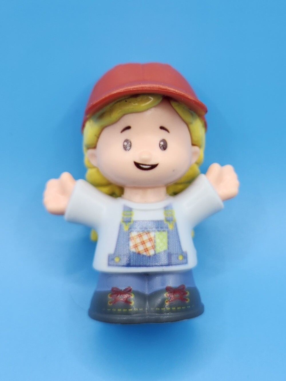 Little People Caring Animals Tractor - GLT77 Blonde Braid Girl Farmer 2020